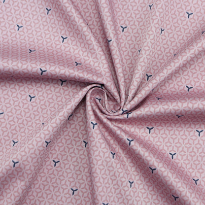 Petal Grid Satin Fabric - Kapaas