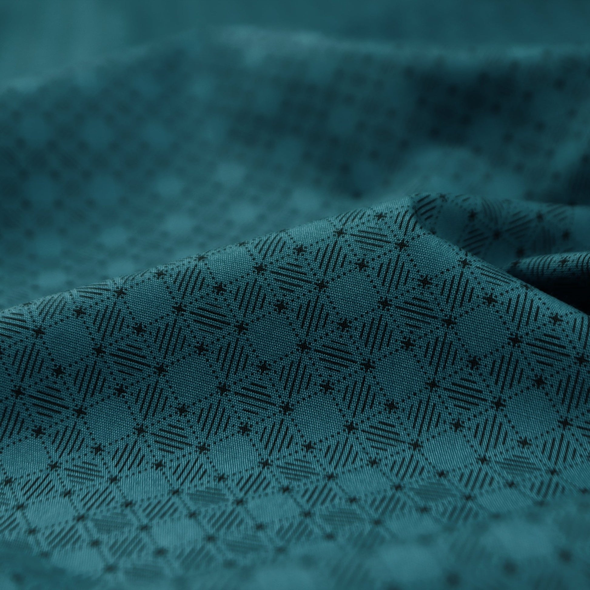 Precision Check Poplin Fabric - Kapaas