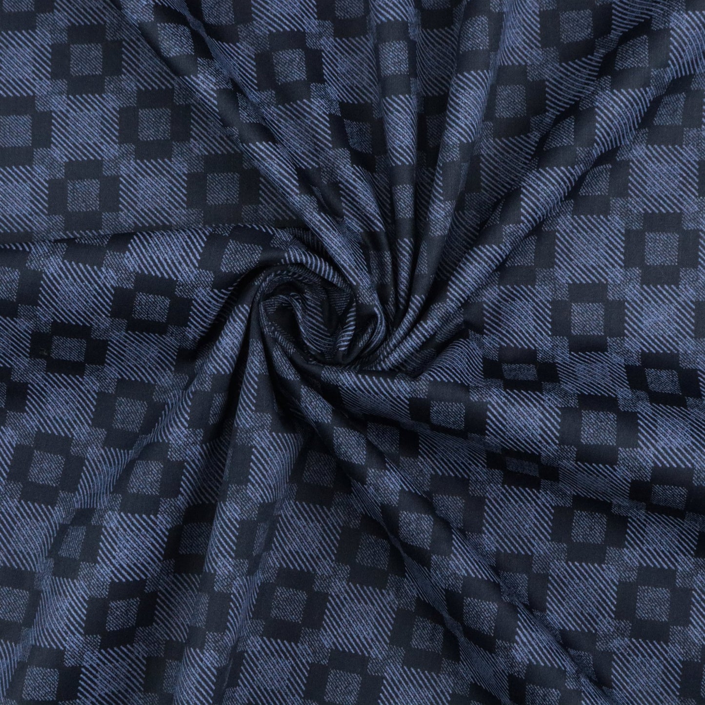 Shadow Check Satin Fabric - Kapaas