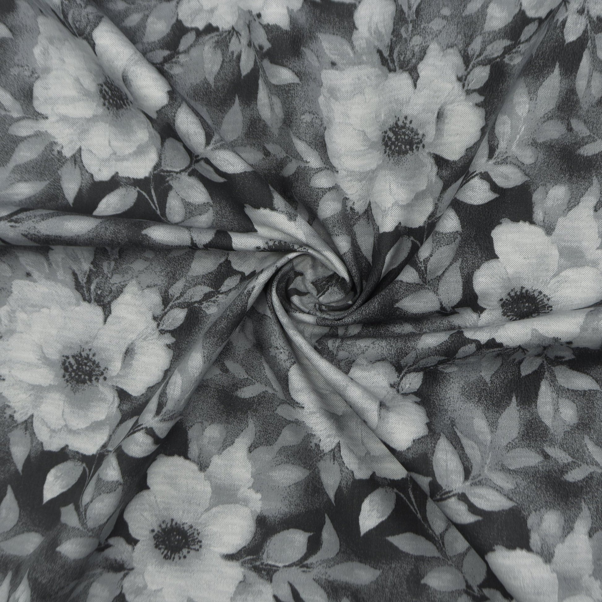 Soft Bloom Floral Poplin Fabric - Kapaas