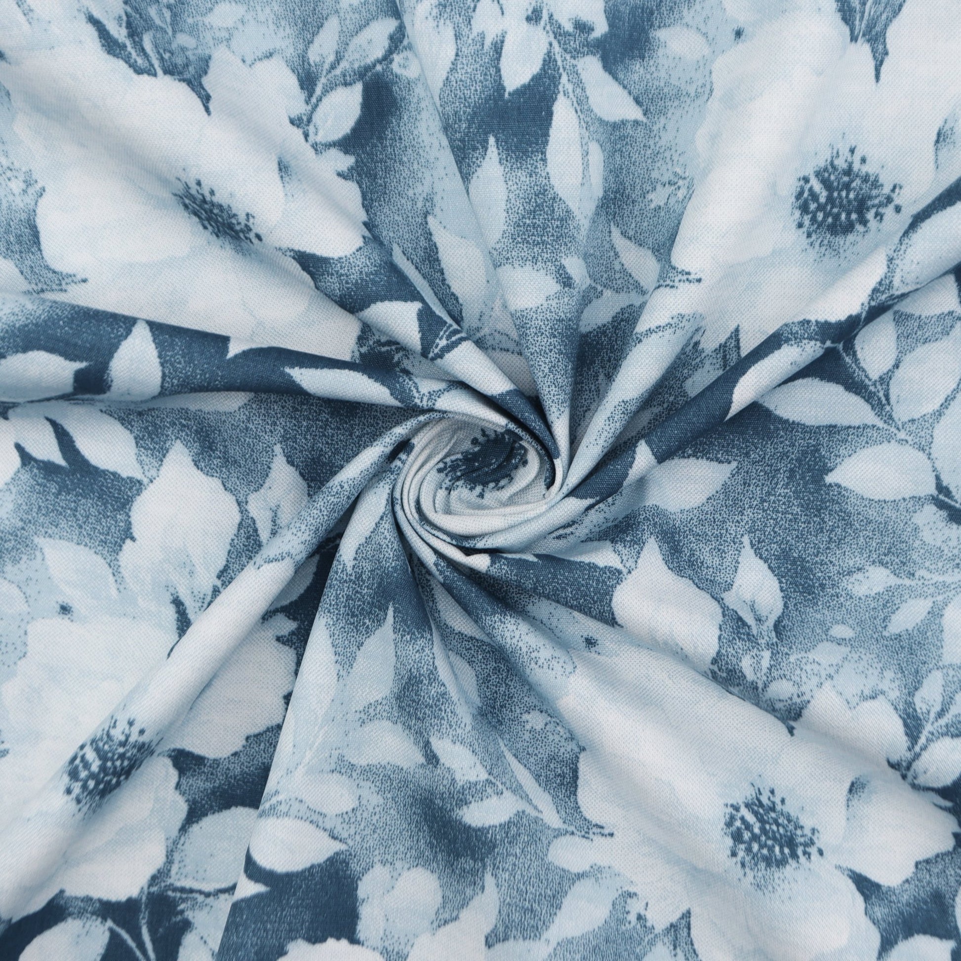 Soft Bloom Floral Poplin Fabric - Kapaas