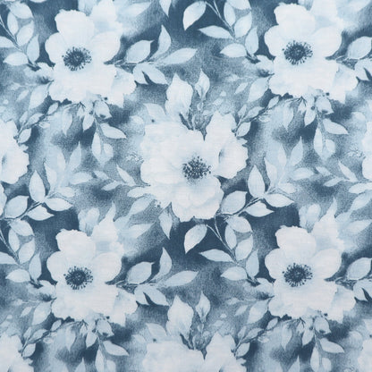 Soft Bloom Floral Poplin Fabric - Kapaas