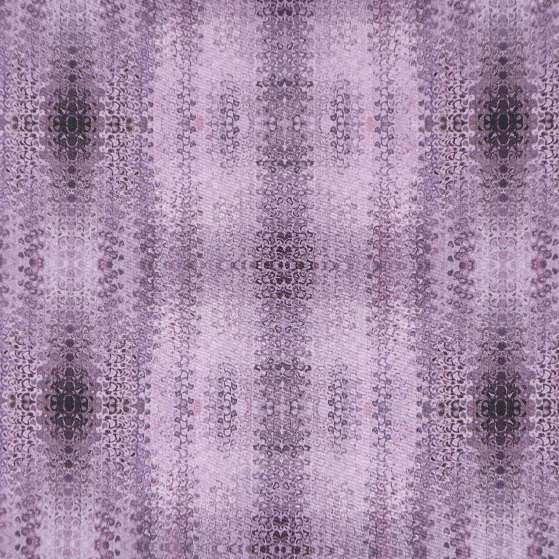 Soft Kaleidoscopic Texture Satin Fabric - Kapaas