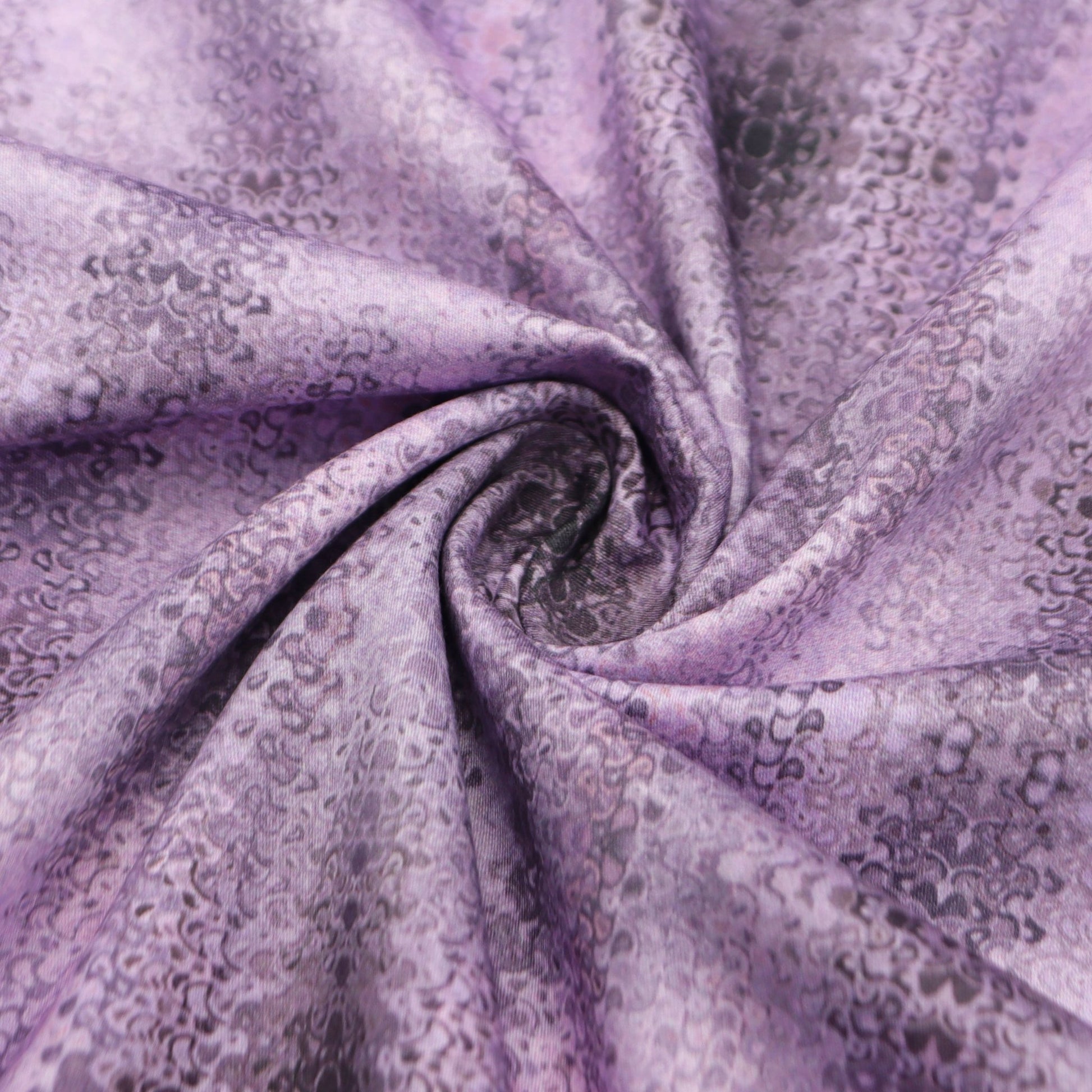 Soft Kaleidoscopic Texture Satin Fabric - Kapaas