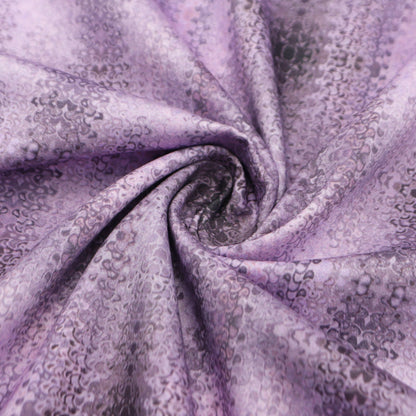 Soft Kaleidoscopic Texture Satin Fabric - Kapaas