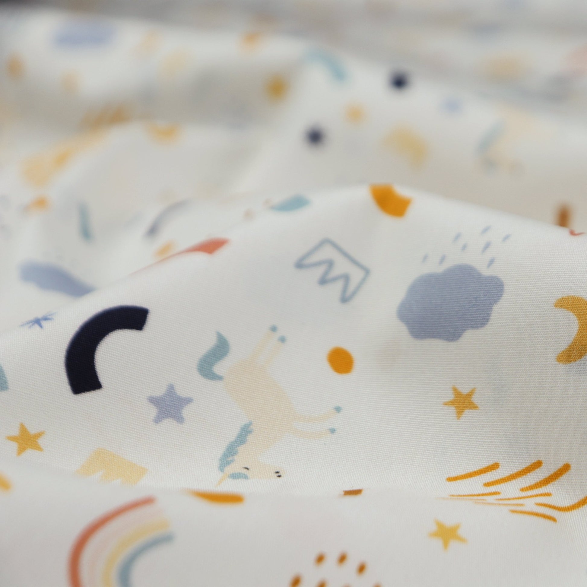 Starlight Doodle Poplin Fabric - Kapaas