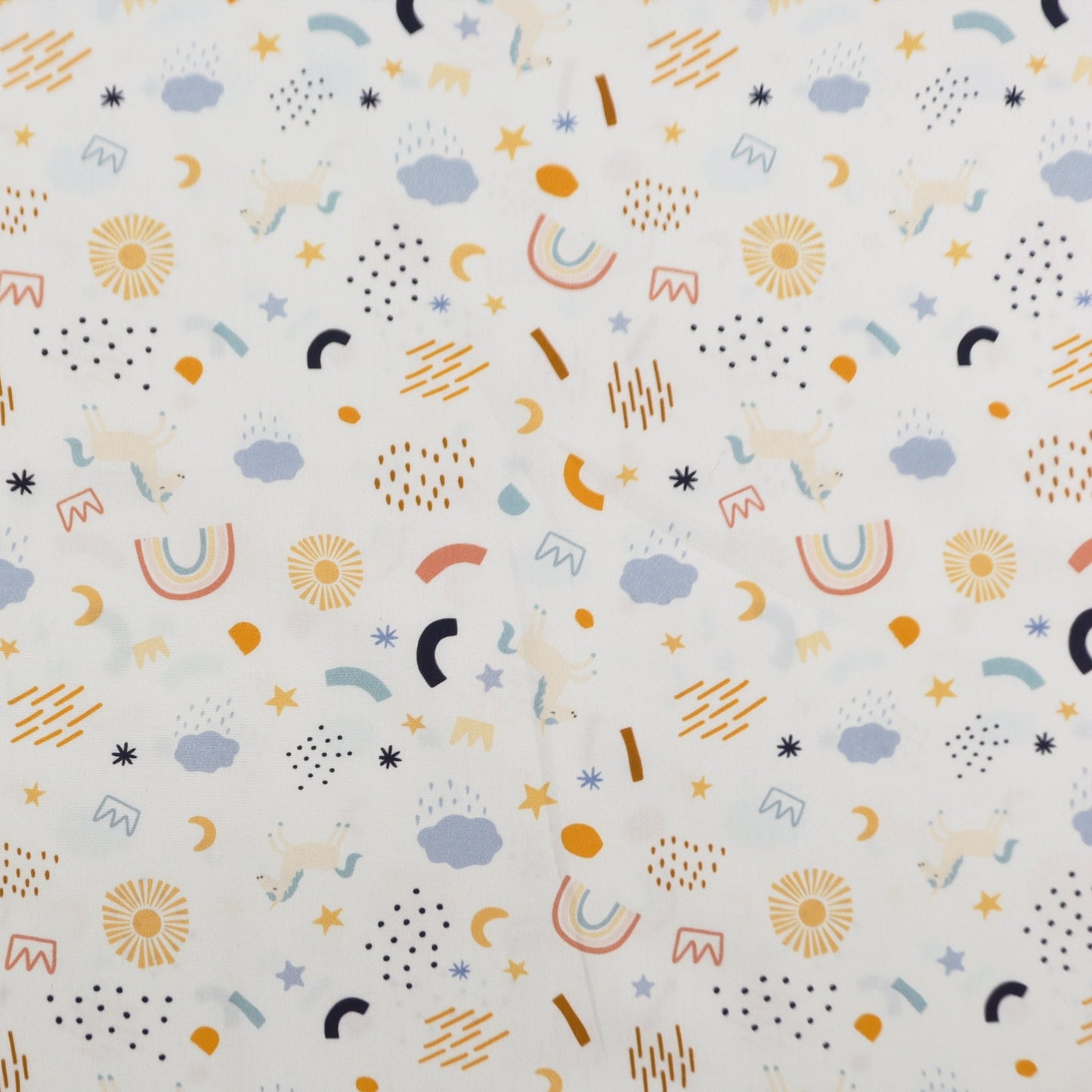 Starlight Doodle Poplin Fabric - Kapaas