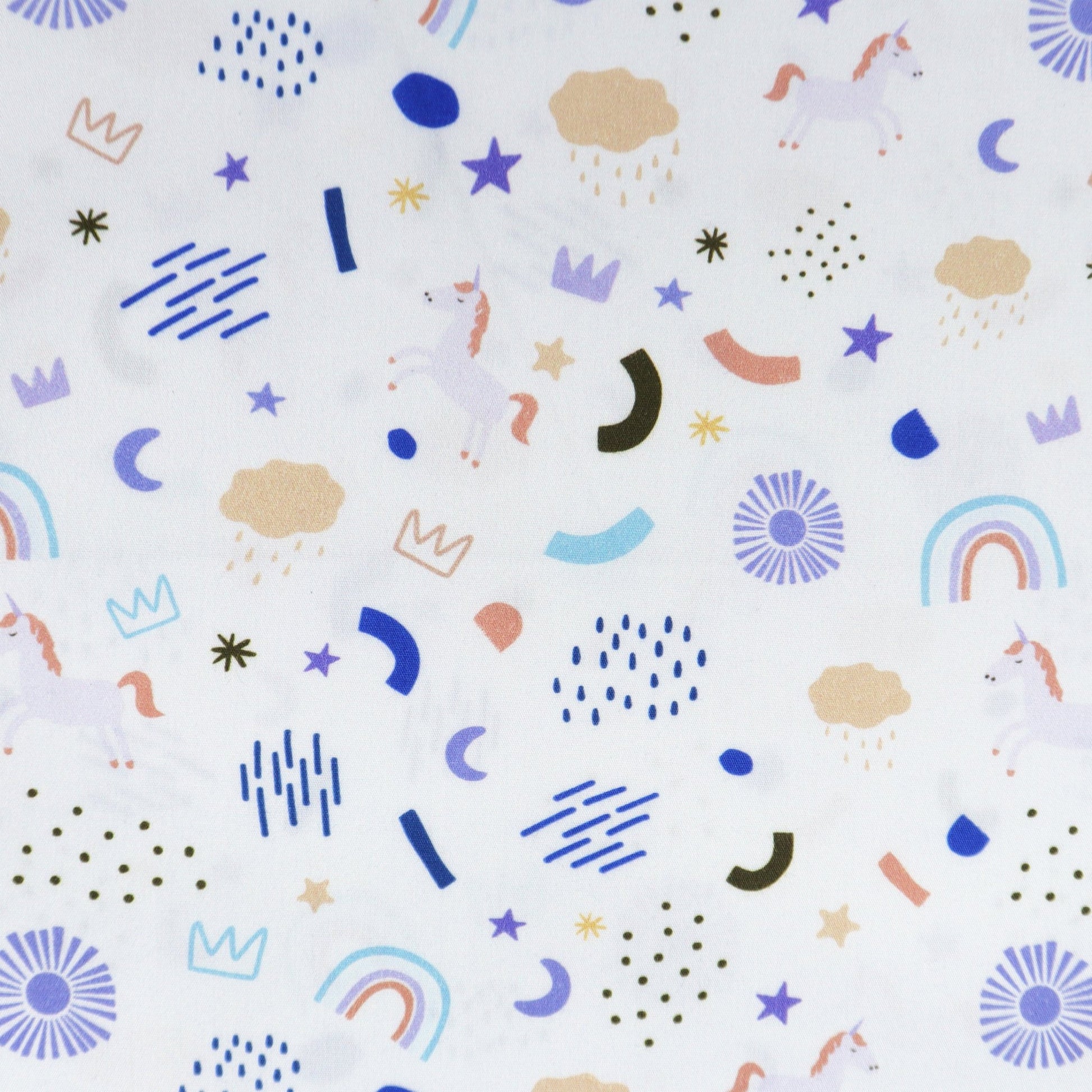 Starlight Doodle Poplin Fabric - Kapaas