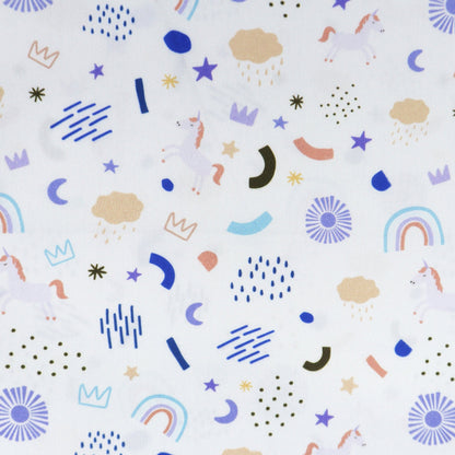 Starlight Doodle Poplin Fabric - Kapaas