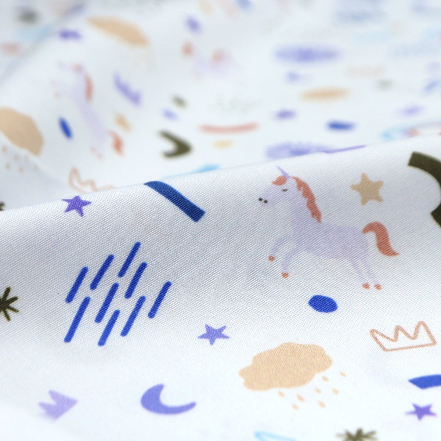 Starlight Doodle Poplin Fabric - Kapaas