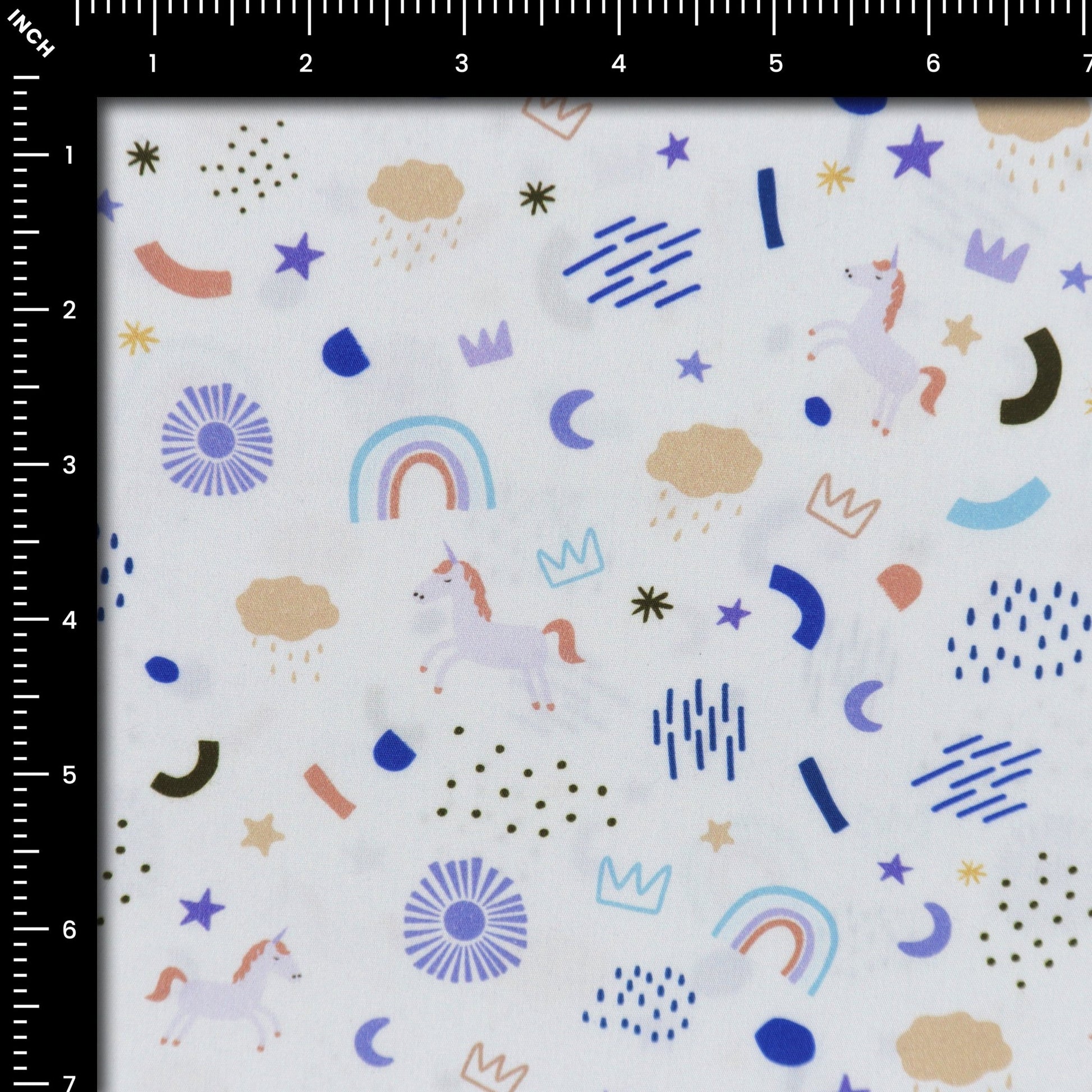 Starlight Doodle Poplin Fabric - Kapaas