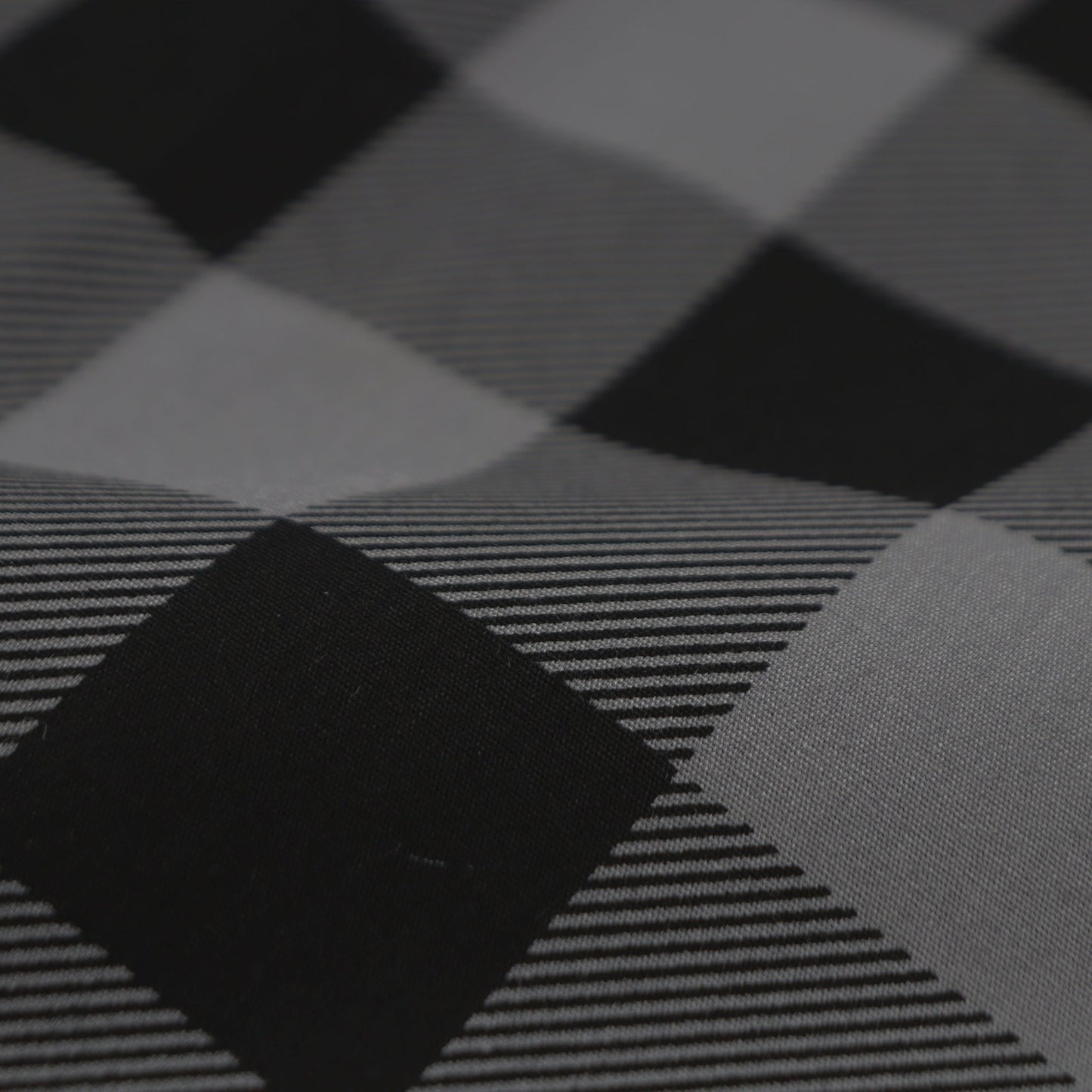 Structured Block Check Poplin Fabric - Kapaas