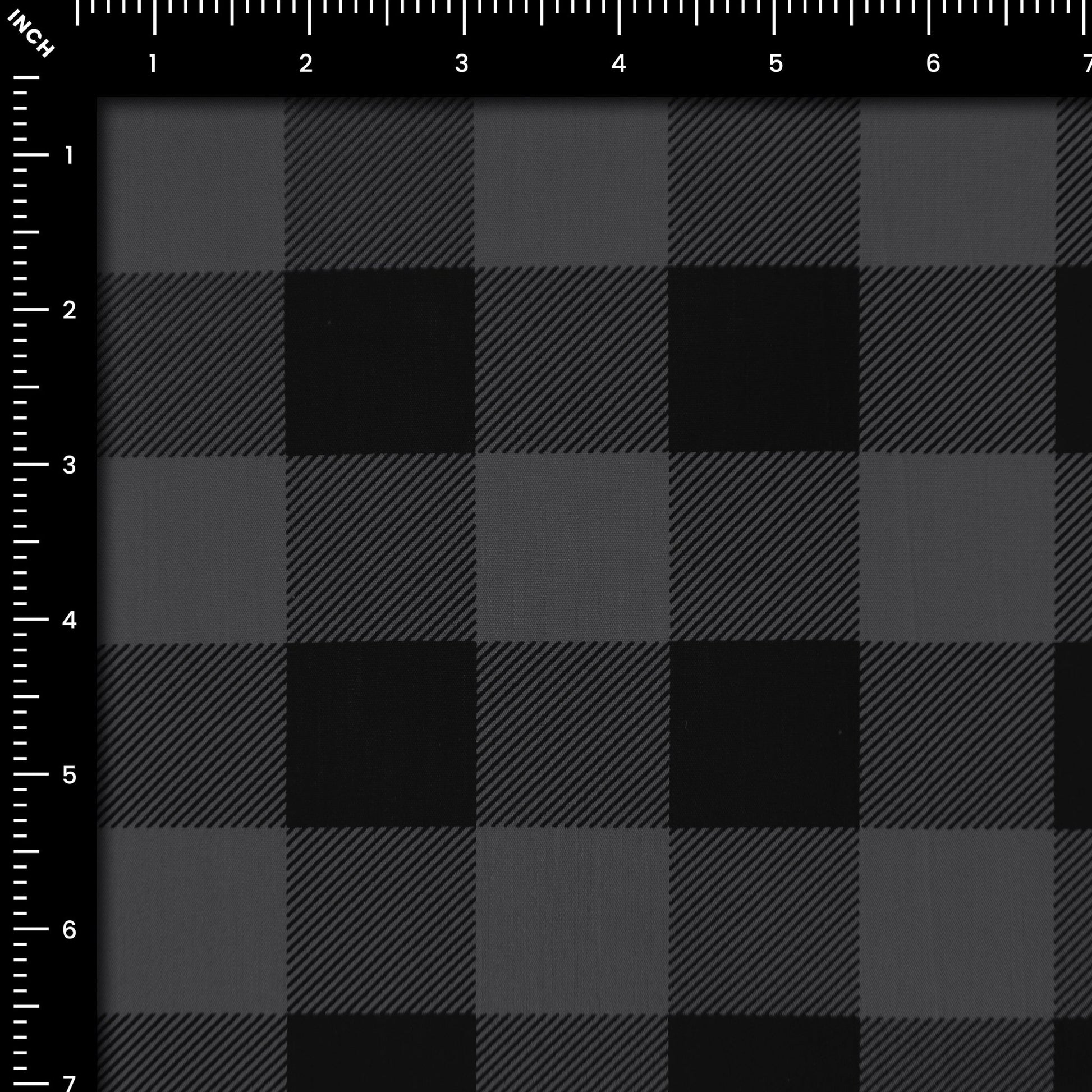 Structured Block Check Poplin Fabric - Kapaas