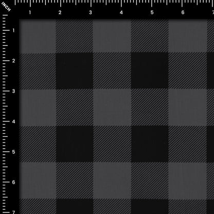Structured Block Check Poplin Fabric - Kapaas