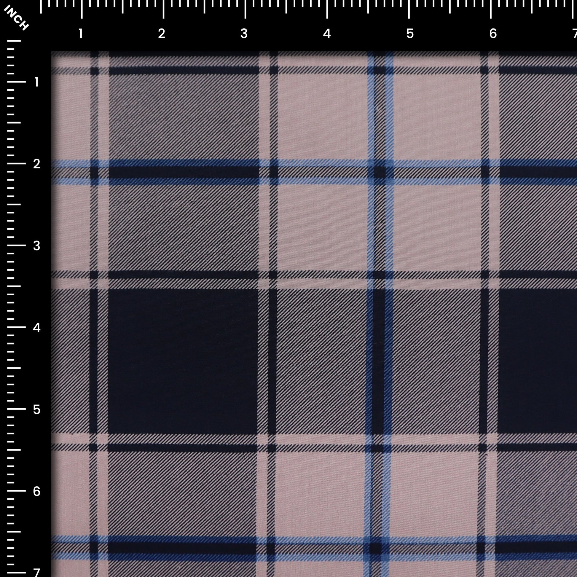 Structured Check Poplin Fabric - Kapaas