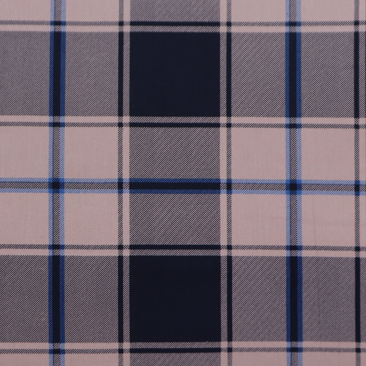 Structured Check Poplin Fabric - Kapaas