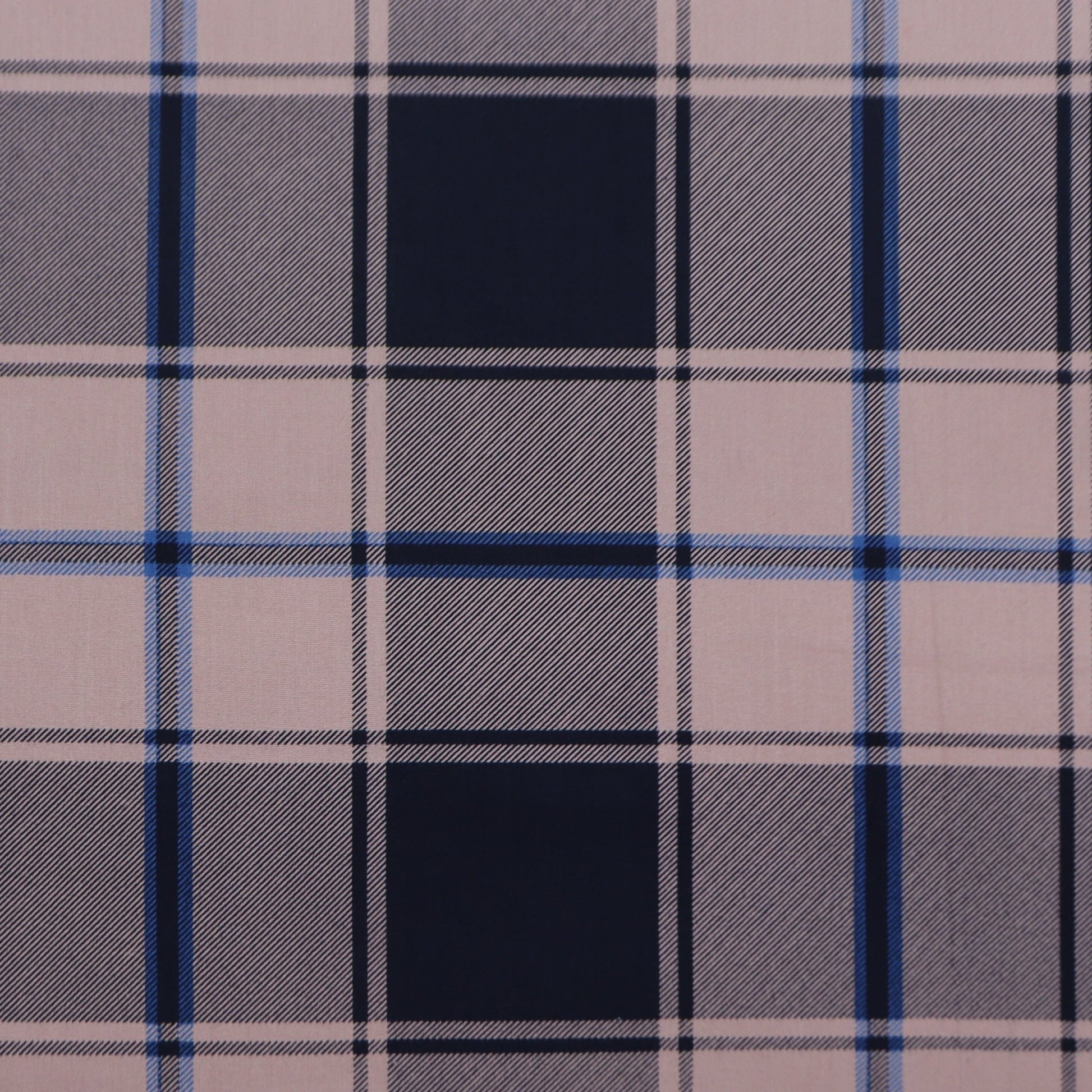 Structured Check Poplin Fabric - Kapaas