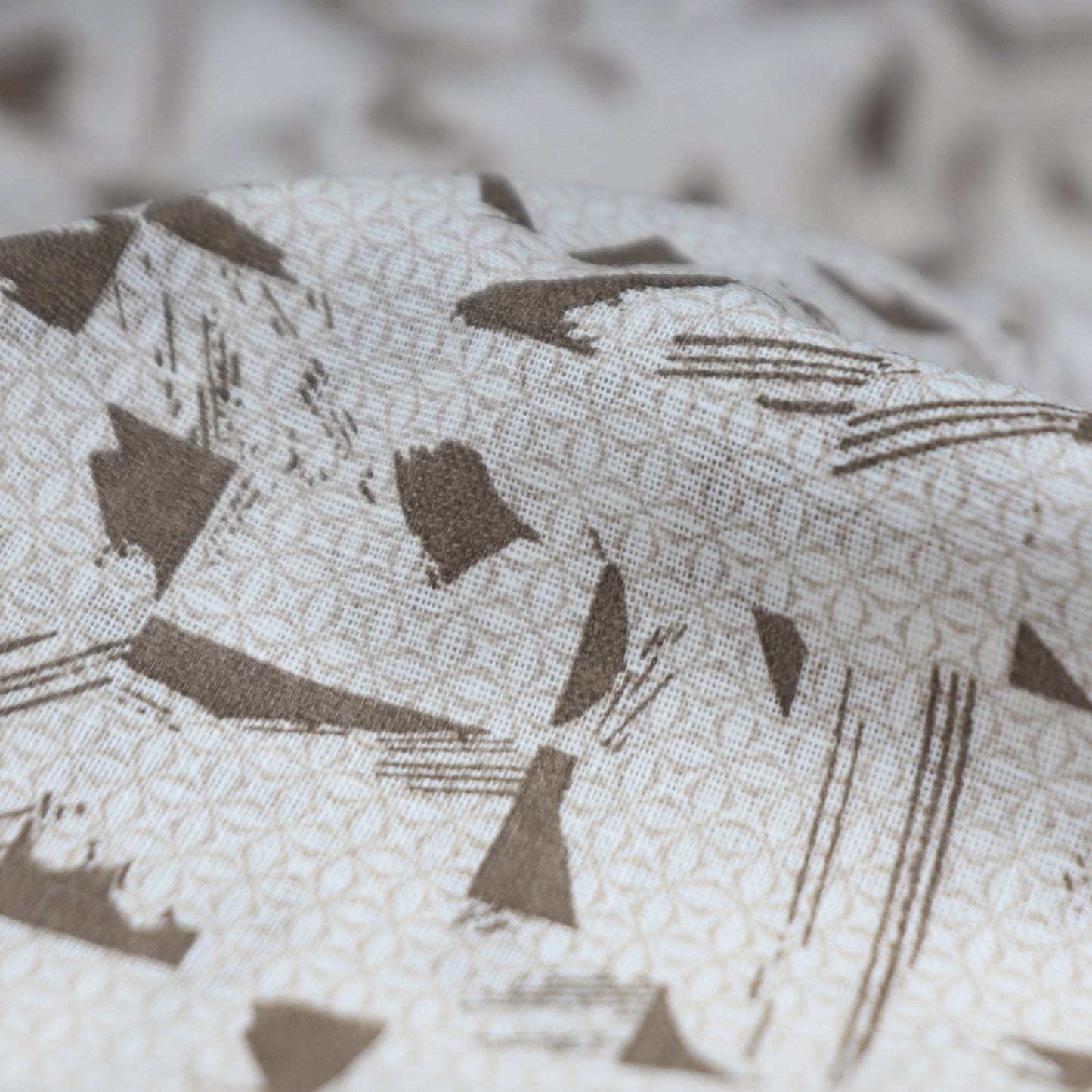 Textured Abstract Slub Fabric - Kapaas