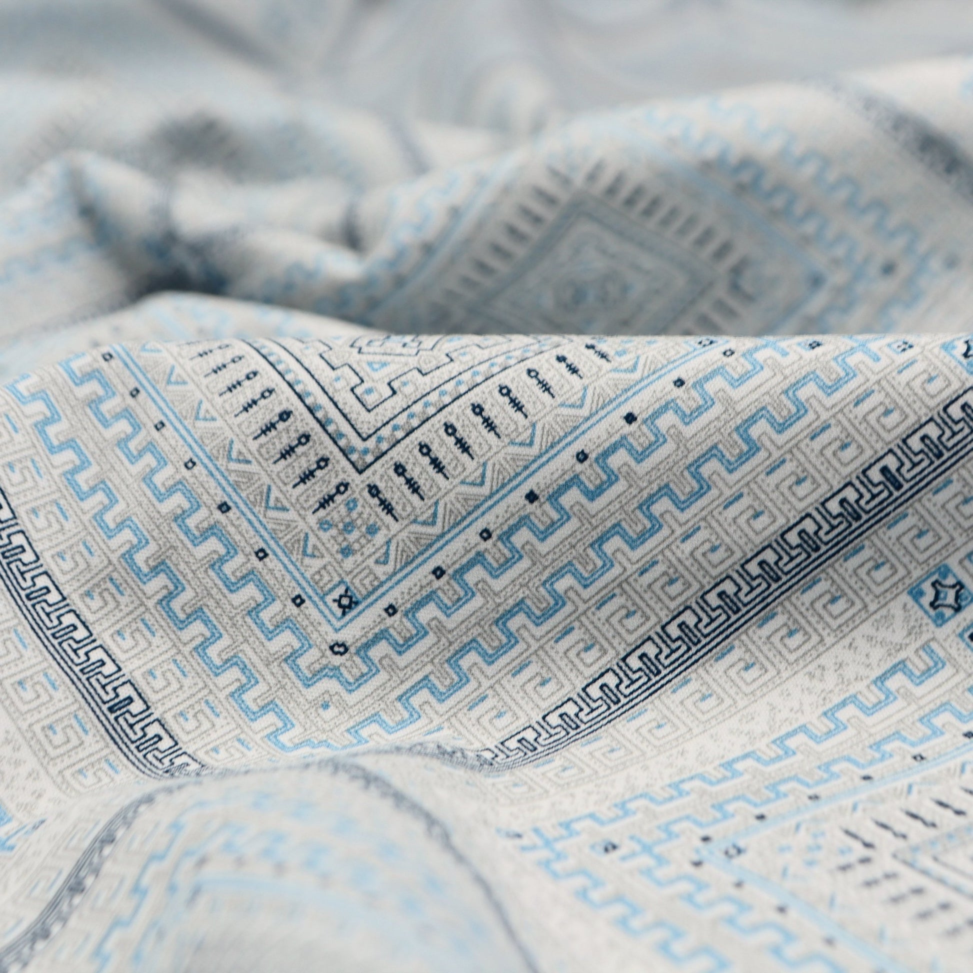 Tribal Diamond Poplin Fabric - Kapaas