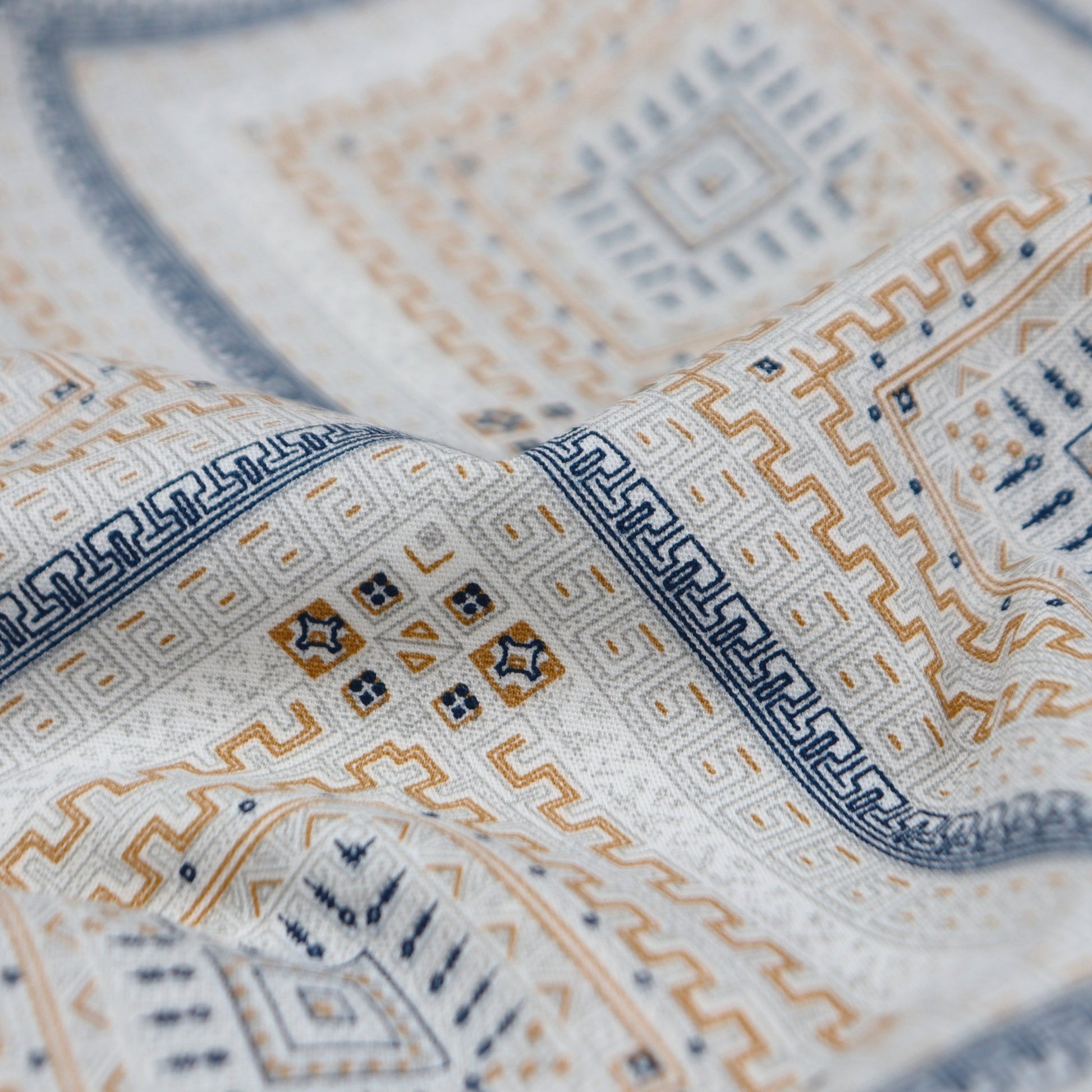 Tribal Diamond Poplin Fabric - Kapaas