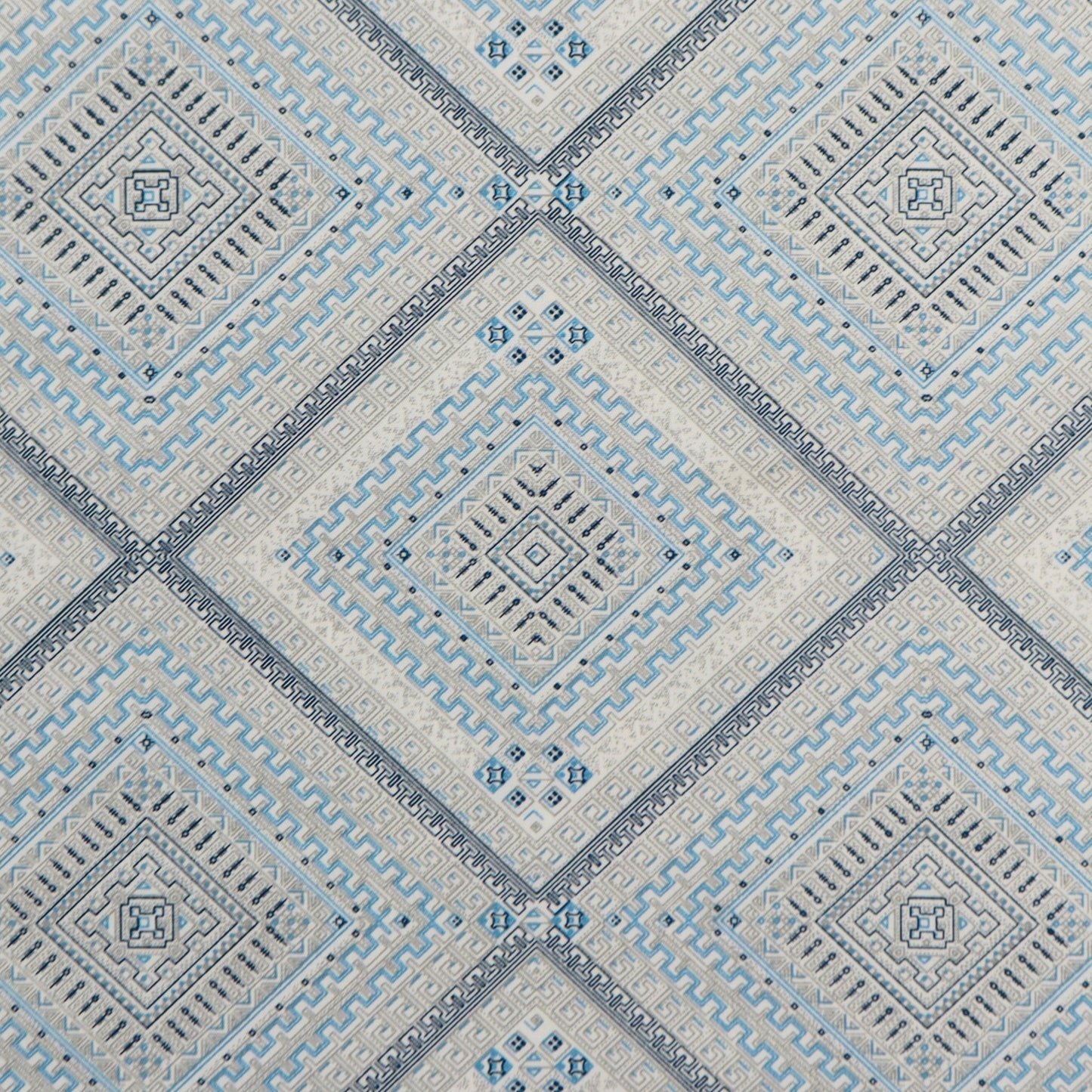Tribal Diamond Poplin Fabric - Kapaas