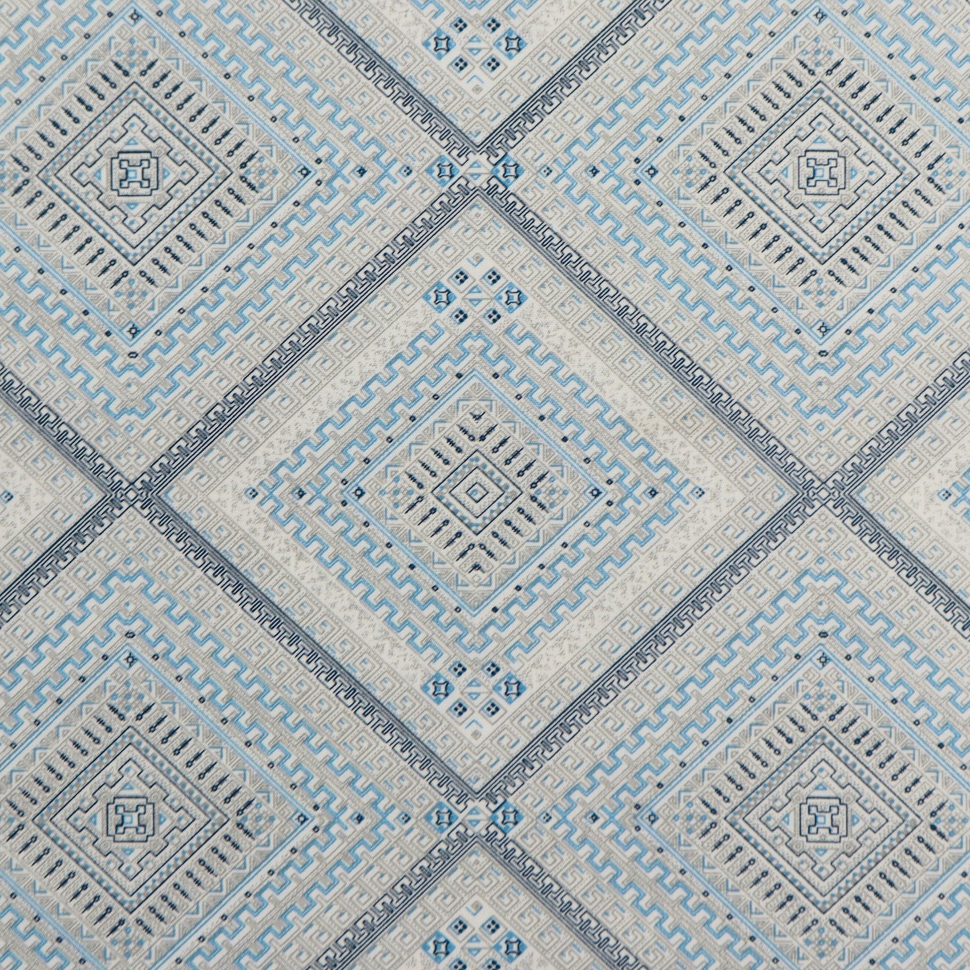 Tribal Diamond Poplin Fabric - Kapaas