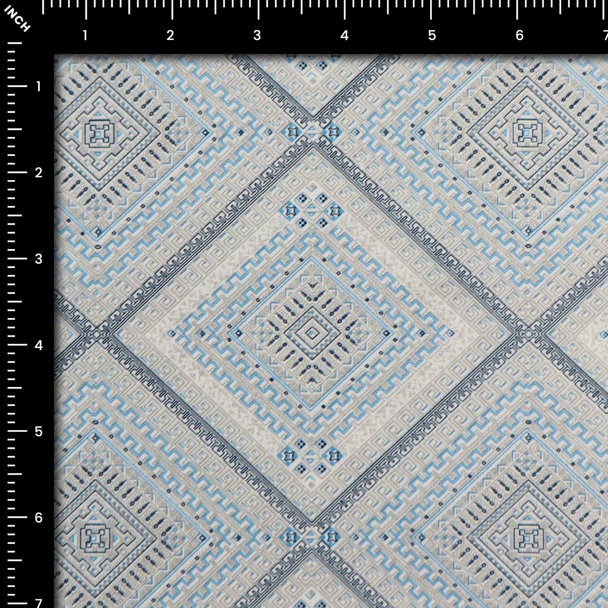 Tribal Diamond Poplin Fabric - Kapaas