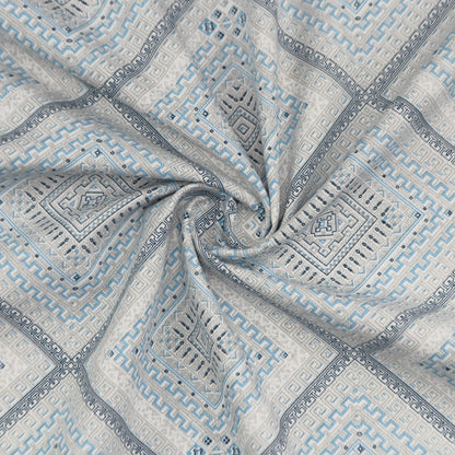 Tribal Diamond Poplin Fabric - Kapaas