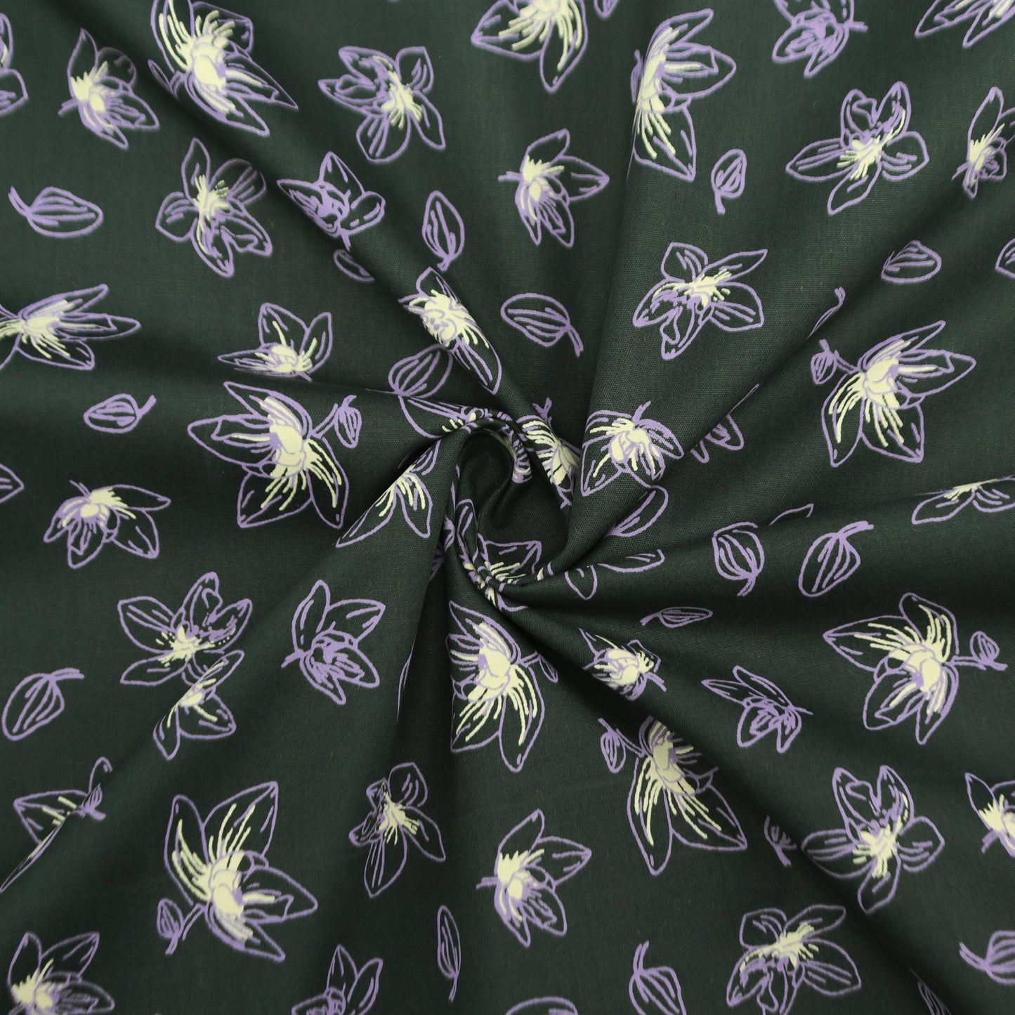 Twilight Orchid Poplin Fabric - Kapaas