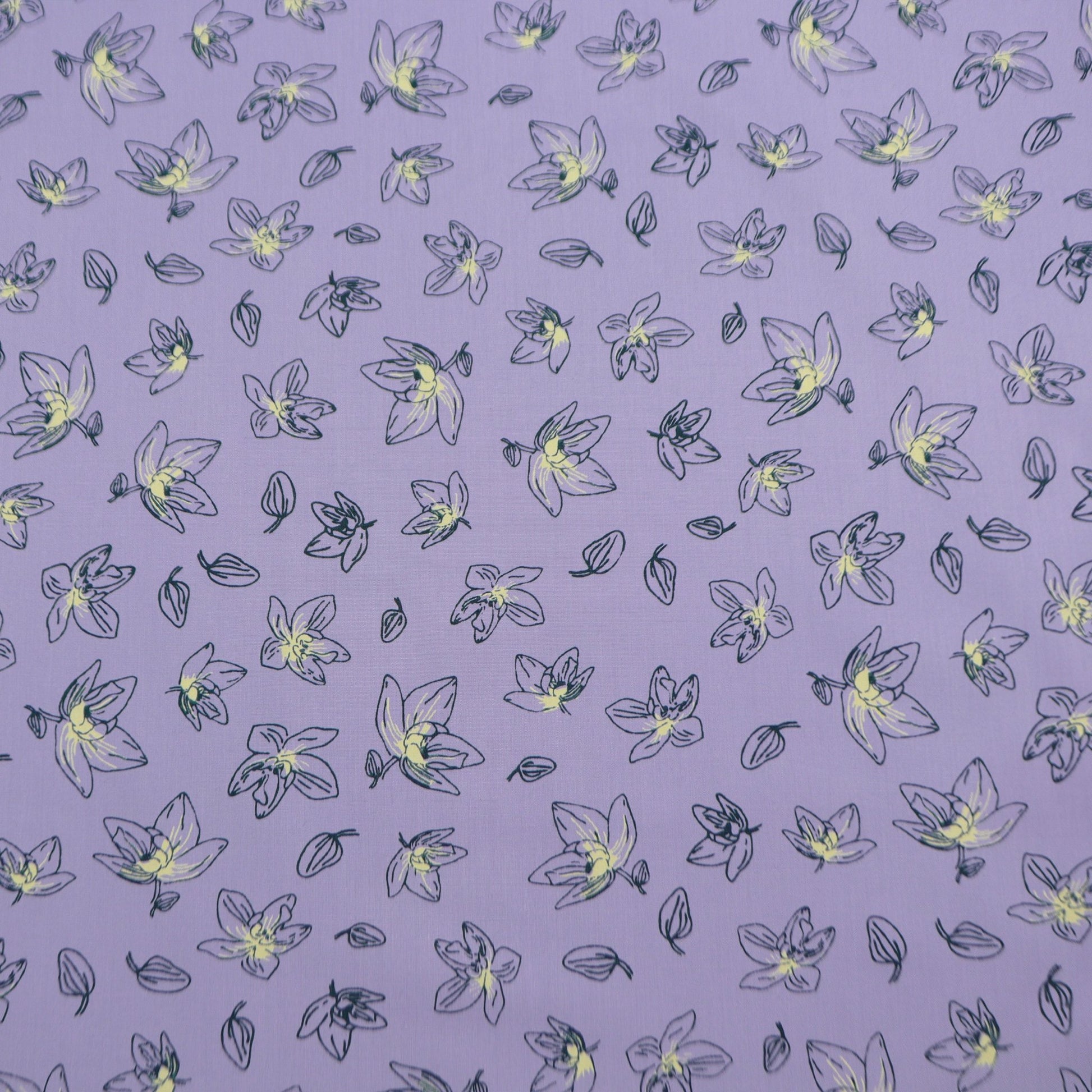 Twilight Orchid Poplin Fabric - Kapaas