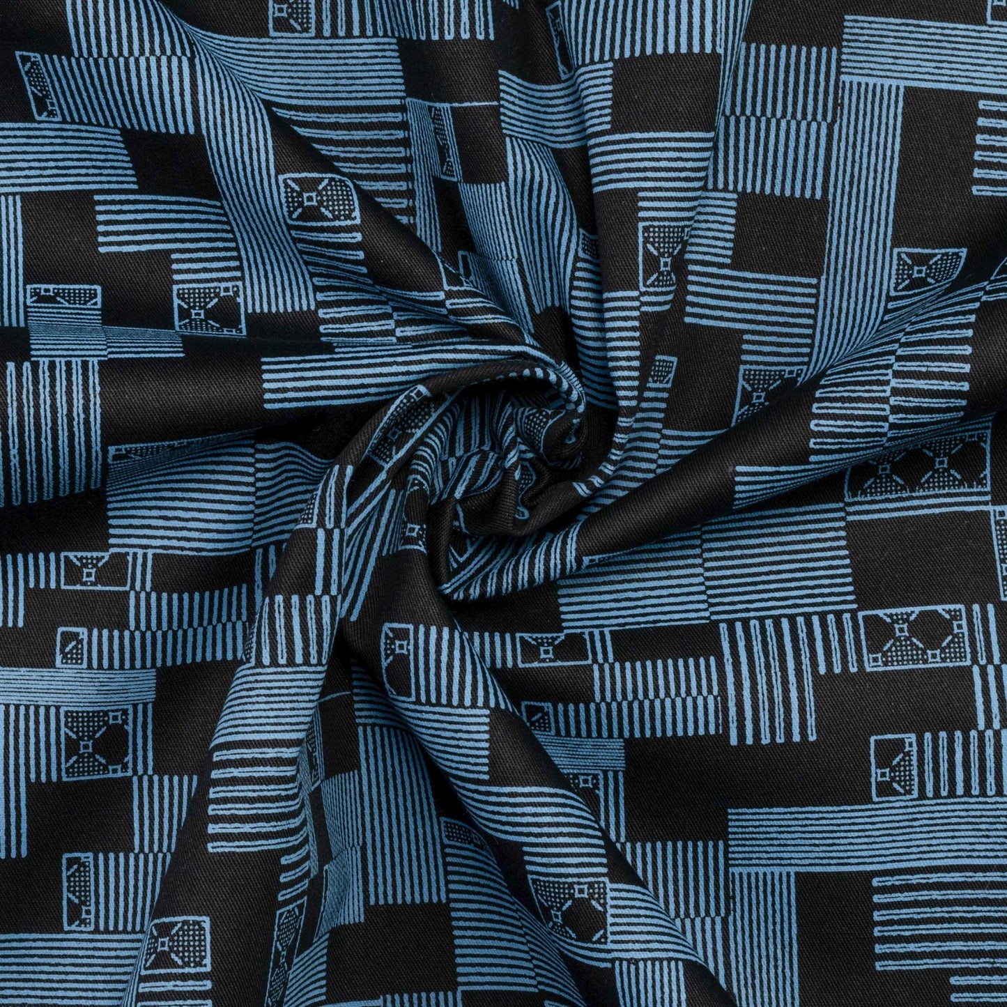 Urban Weave Printed Twill Fabric - Kapaas