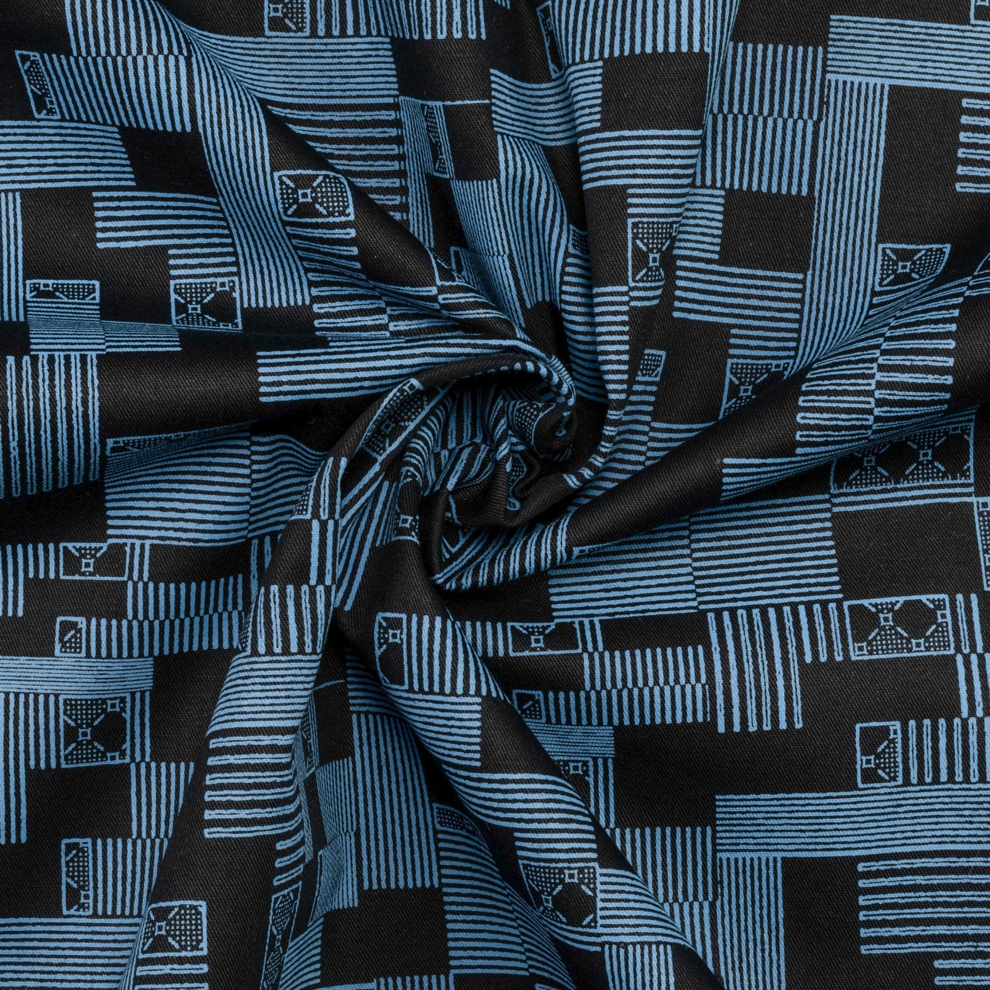 Urban Weave Printed Twill Fabric - Kapaas