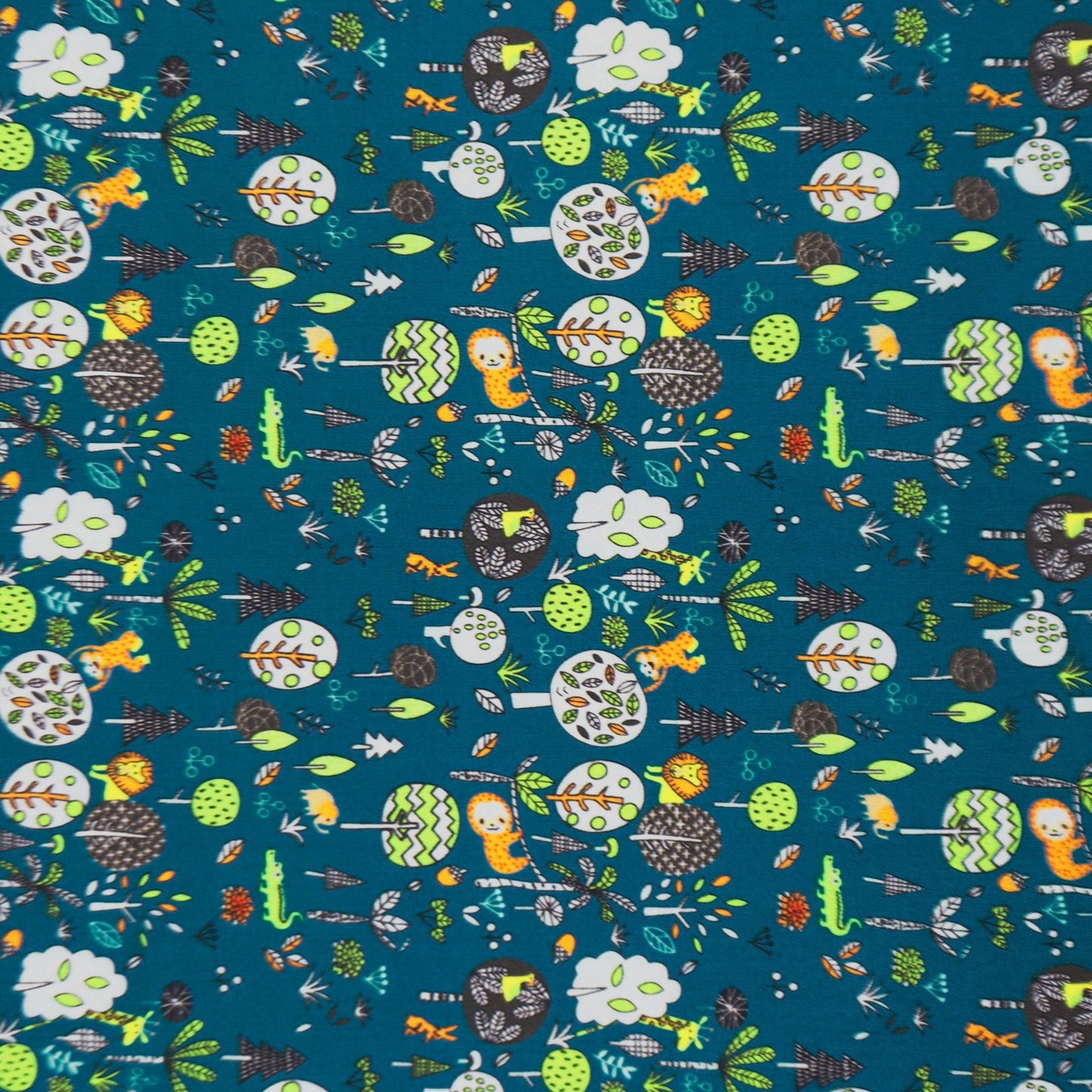 Whimsical Woodland Poplin Fabric - Kapaas