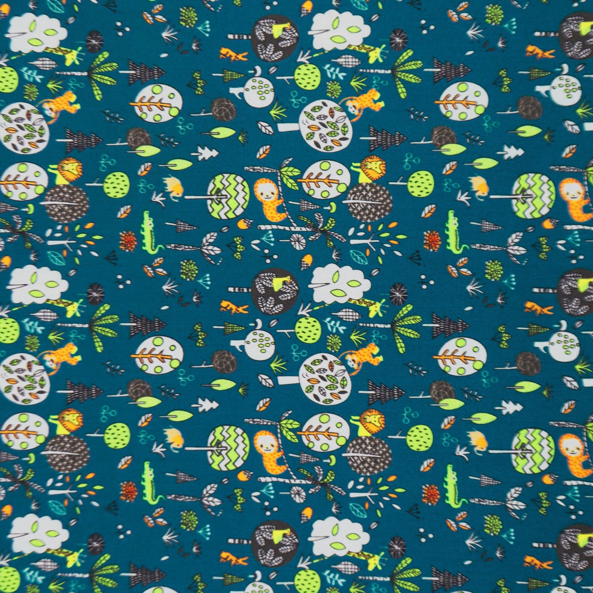 Whimsical Woodland Poplin Fabric - Kapaas