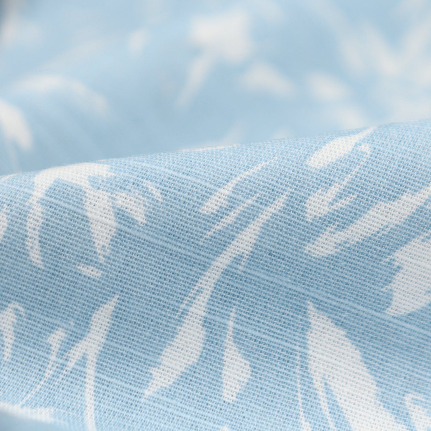 Whisper Flow Printed Slub Fabric - Kapaas