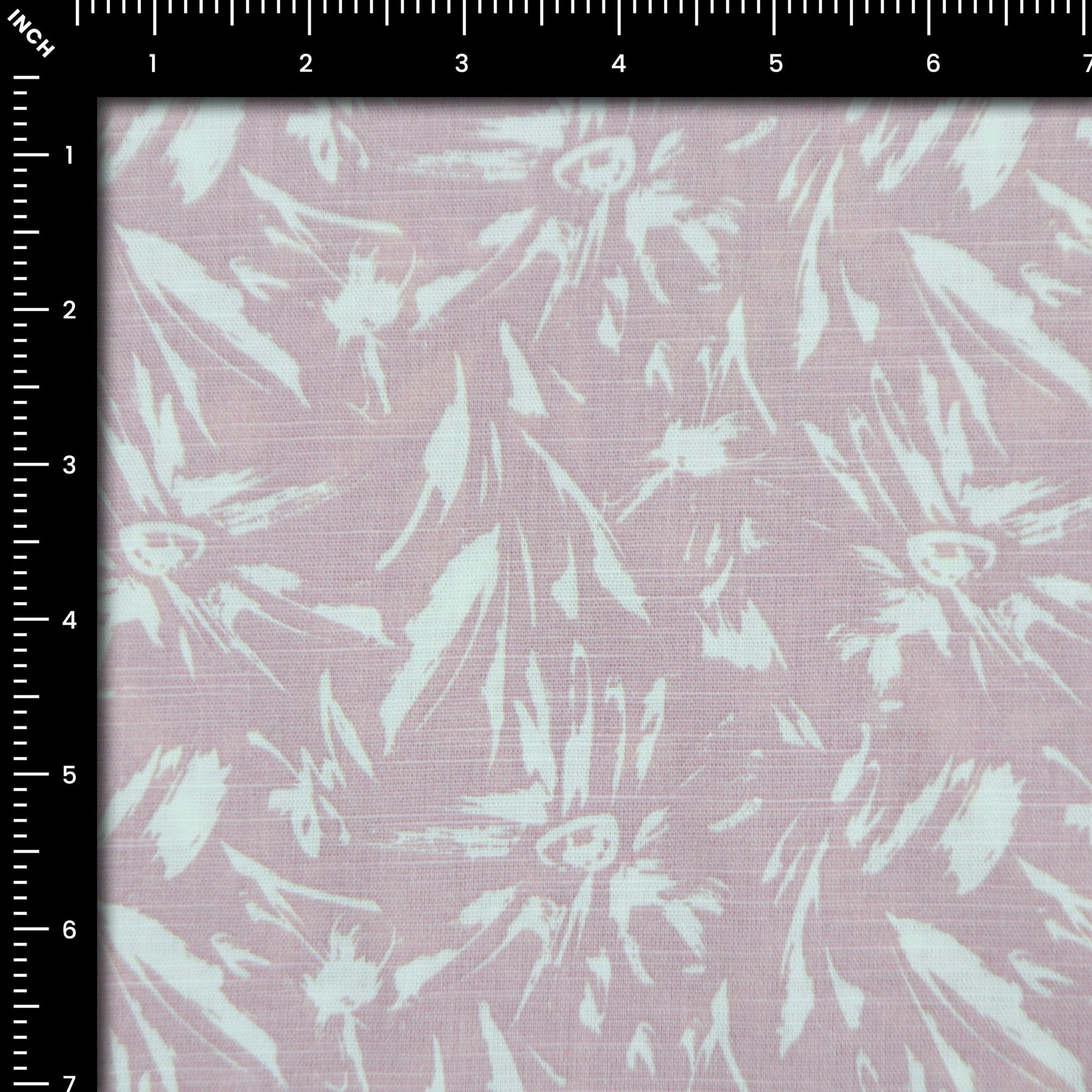 Whisper Flow Printed Slub Fabric - Kapaas
