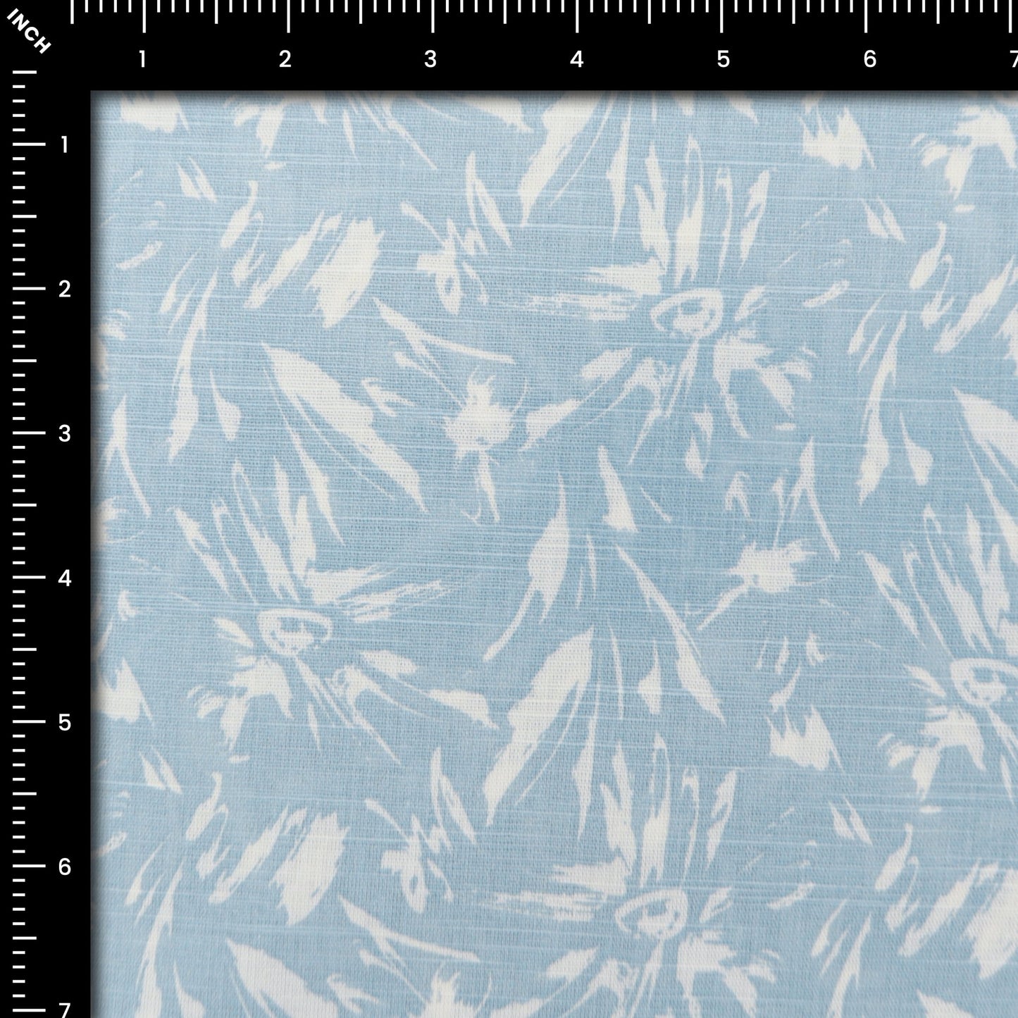 Whisper Flow Printed Slub Fabric - Kapaas