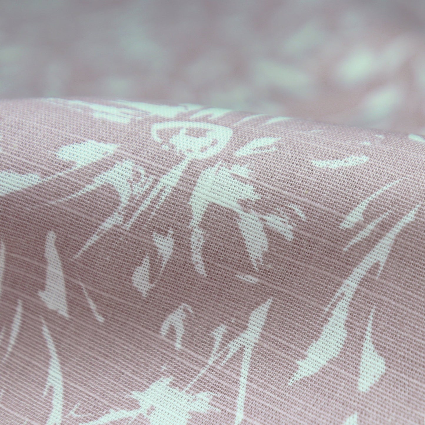 Whisper Flow Printed Slub Fabric - Kapaas