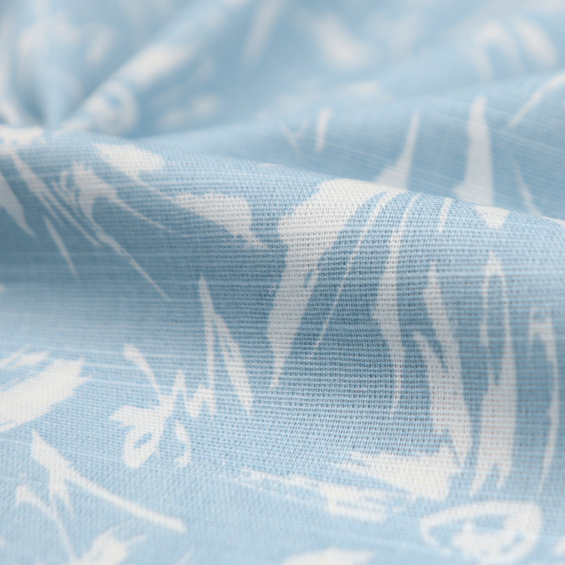 Whisper Flow Printed Slub Fabric - Kapaas