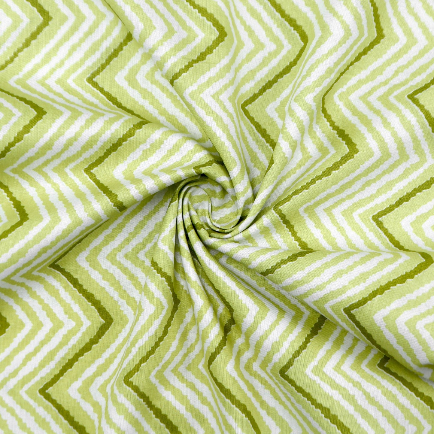 Zigline Rhythm Printed Cambric Fabric - Kapaas
