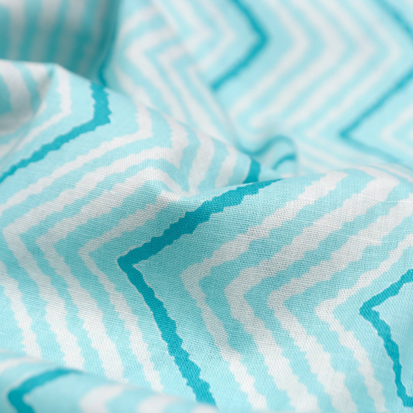 Zigline Rhythm Printed Cambric Fabric - Kapaas