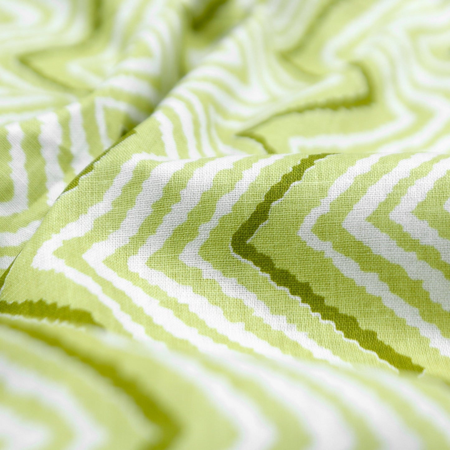 Zigline Rhythm Printed Cambric Fabric - Kapaas