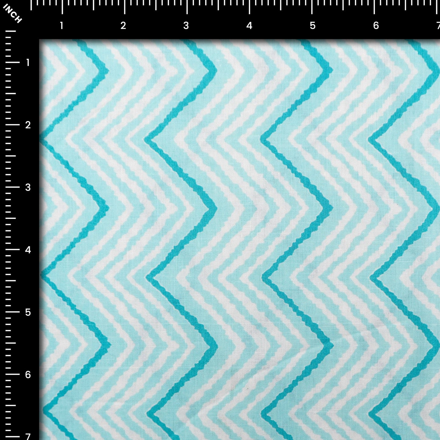 Zigline Rhythm Printed Cambric Fabric - Kapaas