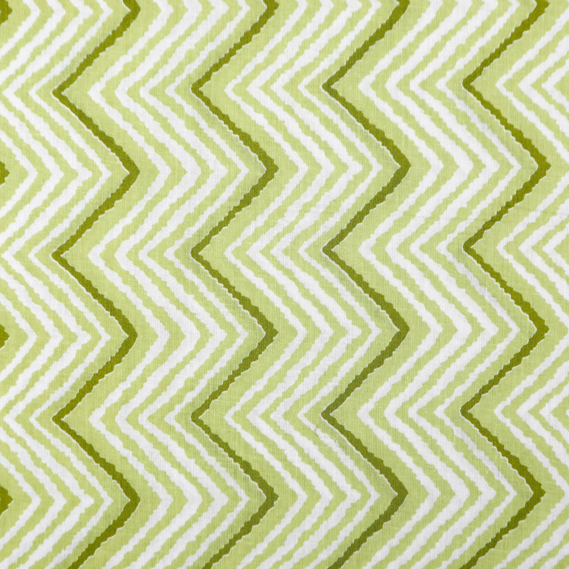 Zigline Rhythm Printed Cambric Fabric - Kapaas