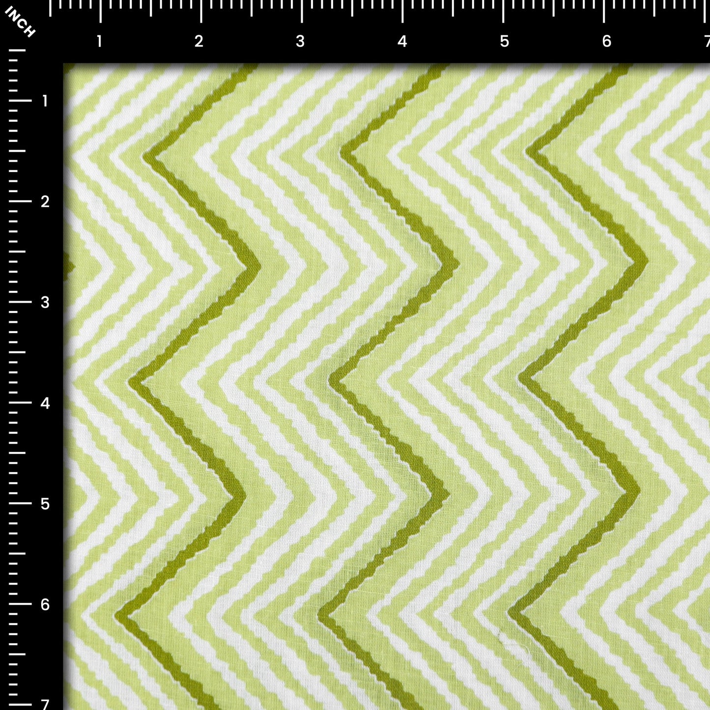 Zigline Rhythm Printed Cambric Fabric - Kapaas